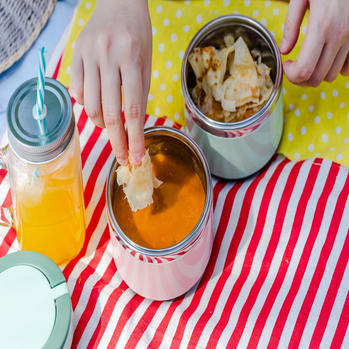 Two Layer Stackable Food Container