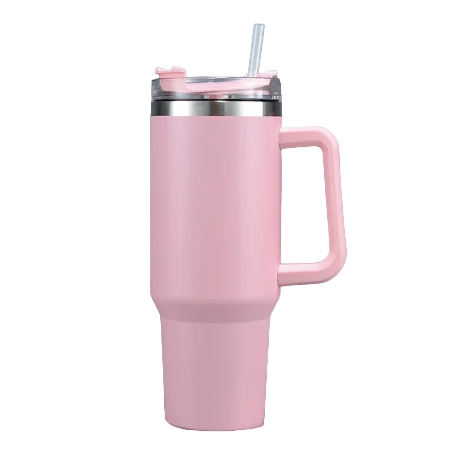 Stainless Steel Vacuum Insulated Tumbler with Lid and Straw