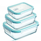 Glass BPA Free Food Storage Containers with Lids