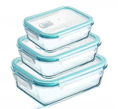 Glass BPA Free Food Storage Containers with Lids