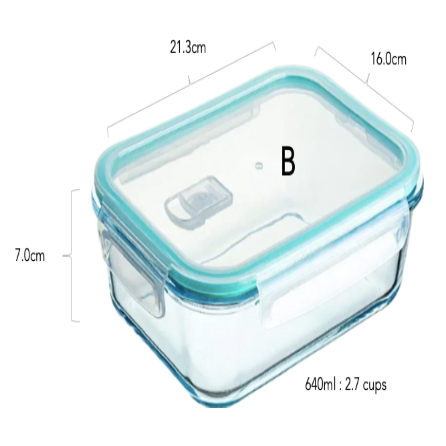 Glass BPA Free Food Storage Containers with Lids