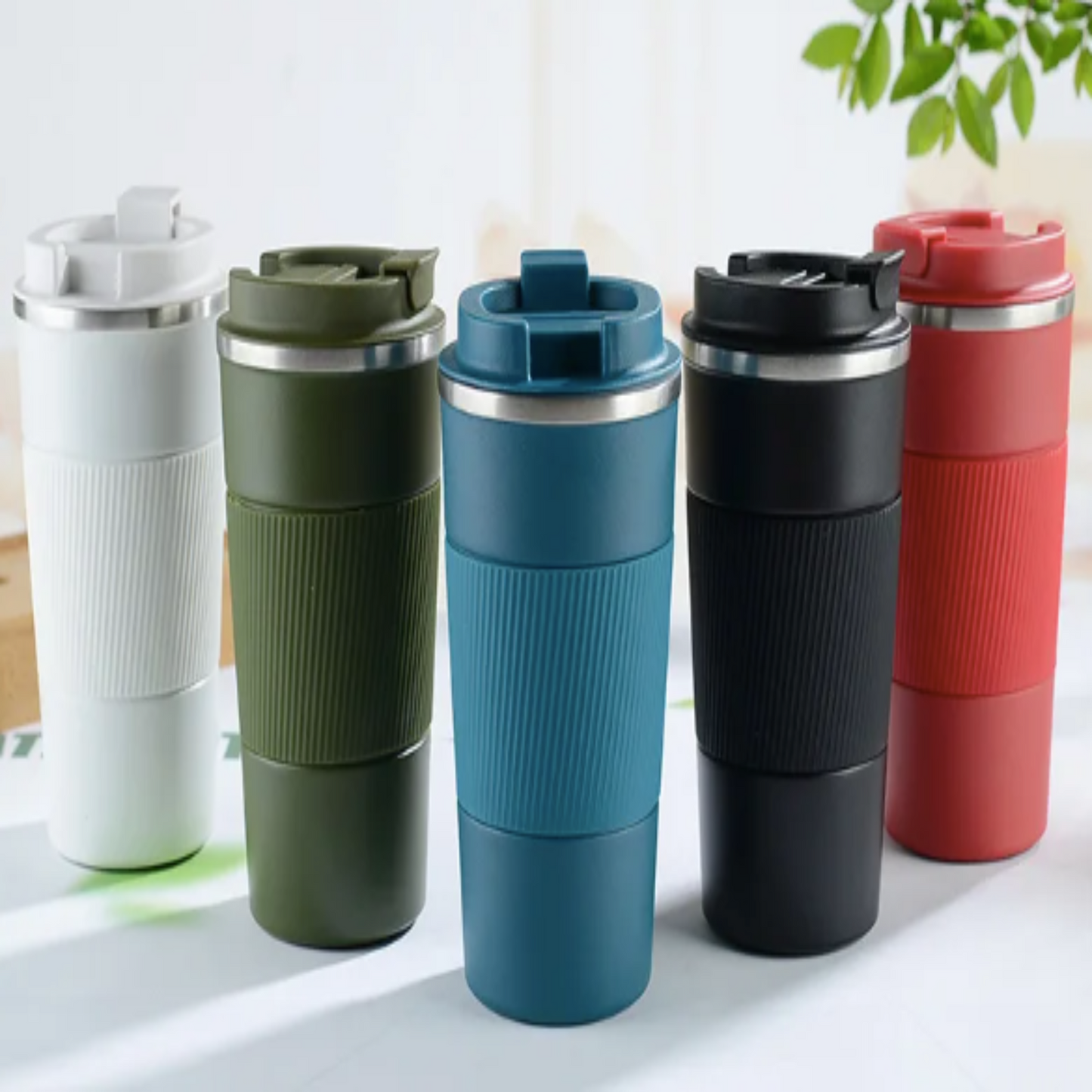 Simple Insulated Coffee Mug - Stainless Steel