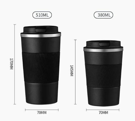 Simple Insulated Coffee Mug - Stainless Steel